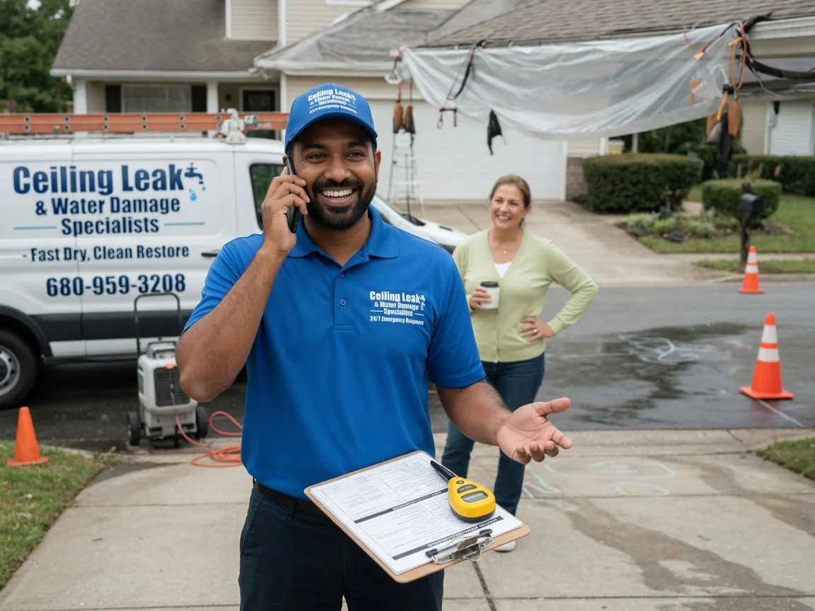 Ceiling Leak Cleanup Mount Gretna, PA FAQs